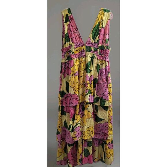 Banjanan Frankie Floral Maxi Dress XL Boho Cottagecore Garden Party $450 Retail - Picture 10 of 10